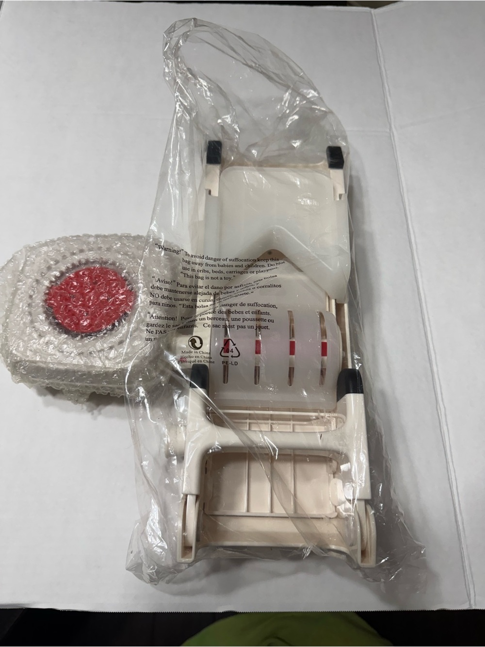 Tupperware Time Savers Mandoline - Cream/Red Accents